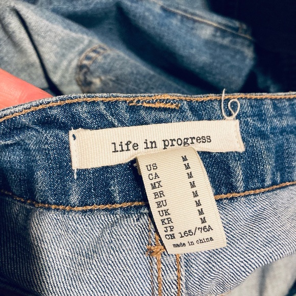 💙 life in progress Distressed Overalls - Picture 3 of 9